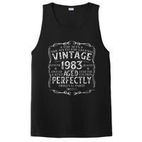 40 Year Old Gift Vintage 1983 Man Myth Legend 40th Birthday PosiCharge Competitor Tank