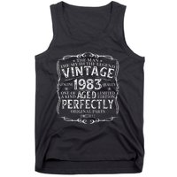 40 Year Old Gift Vintage 1983 Man Myth Legend 40th Birthday Tank Top