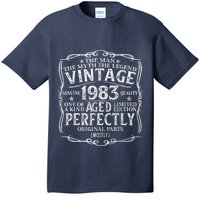 40 Year Old Gift Vintage 1983 Man Myth Legend 40th Birthday T-Shirt