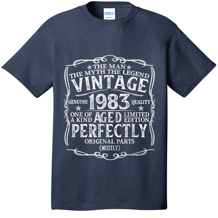 40 Year Old Gift Vintage 1983 Man Myth Legend 40th Birthday T-Shirt