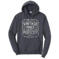 40 Year Old Gift Vintage 1983 Man Myth Legend 40th Birthday Tall Hoodie