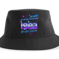 40 Years Of Being Awesome Since 1983 Legendary 40th Birthday Sustainable Bucket Hat