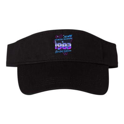 40 Years Of Being Awesome Since 1983 Legendary 40th Birthday Valucap Bio-Washed Visor