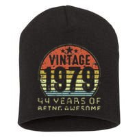 44 Year Old Birthday Vintage 1979 44th Birthday Short Acrylic Beanie