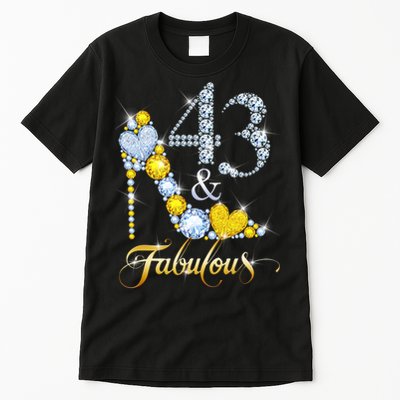 43 years old It's my Birthday 43th Birthday Diamond Crown Tall T-Shirt