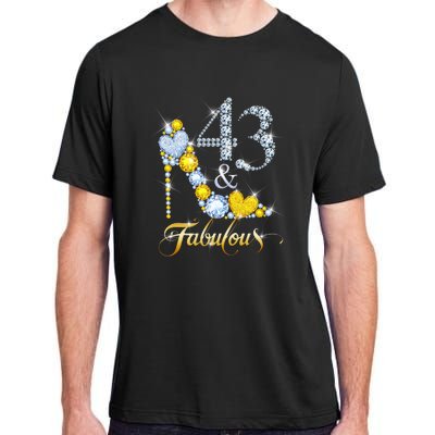 43 years old It's my Birthday 43th Birthday Diamond Crown Adult ChromaSoft Performance T-Shirt