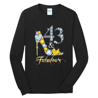 43 years old It's my Birthday 43th Birthday Diamond Crown Tall Long Sleeve T-Shirt