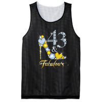 43 years old It's my Birthday 43th Birthday Diamond Crown Mesh Reversible Basketball Jersey Tank