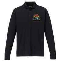 49 Years Of Being Awesome Vintage 1973 Performance Long Sleeve Polo