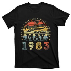 40 Year Old Awesome Since May 1983 40th Birthday T-Shirt