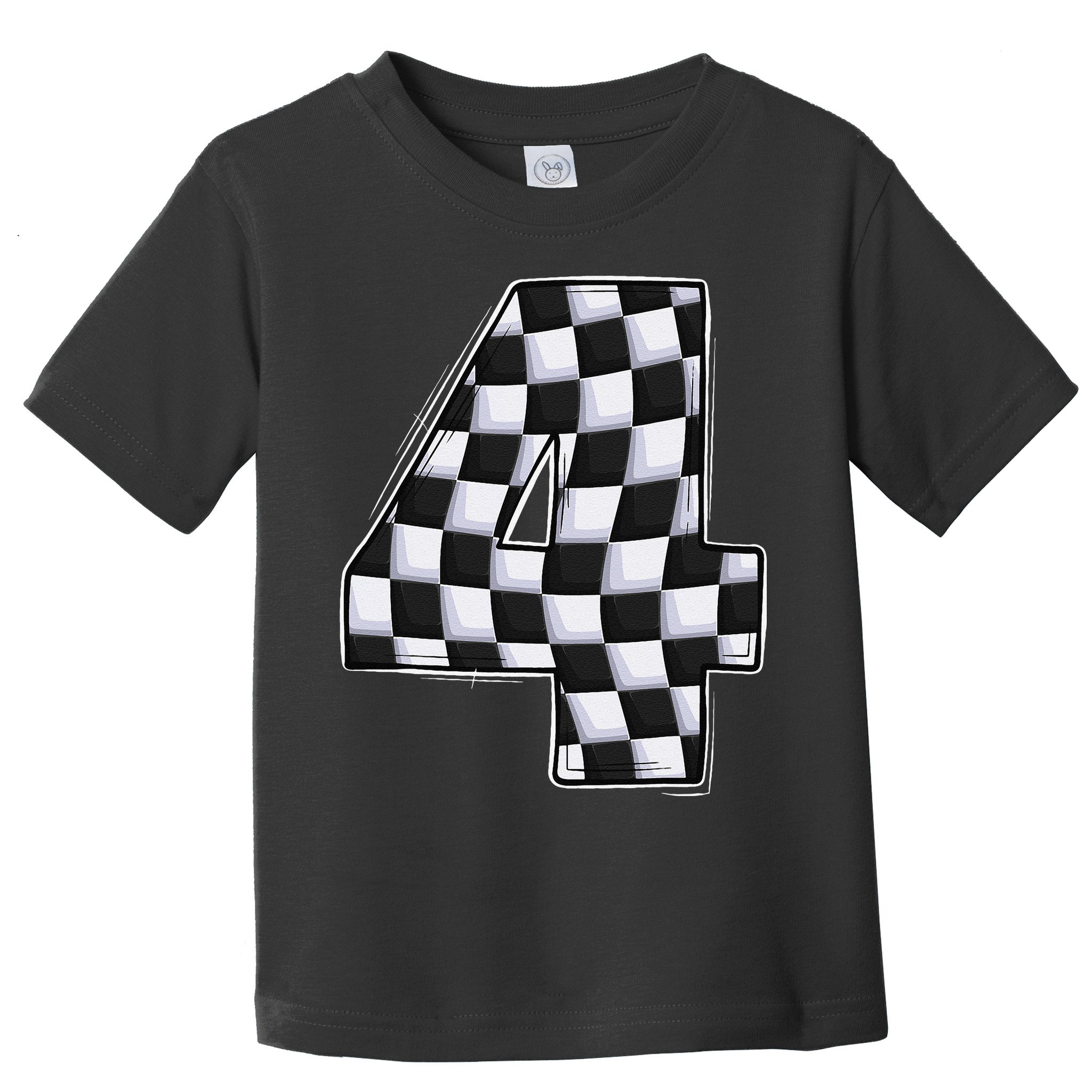 4 Year Old Pit Crew Car Racing 4th Birthday Race Car Toddler T-Shirt