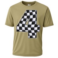4 Year Old Pit Crew Car Racing 4th Birthday Race Car Cooling Performance Crew T-Shirt