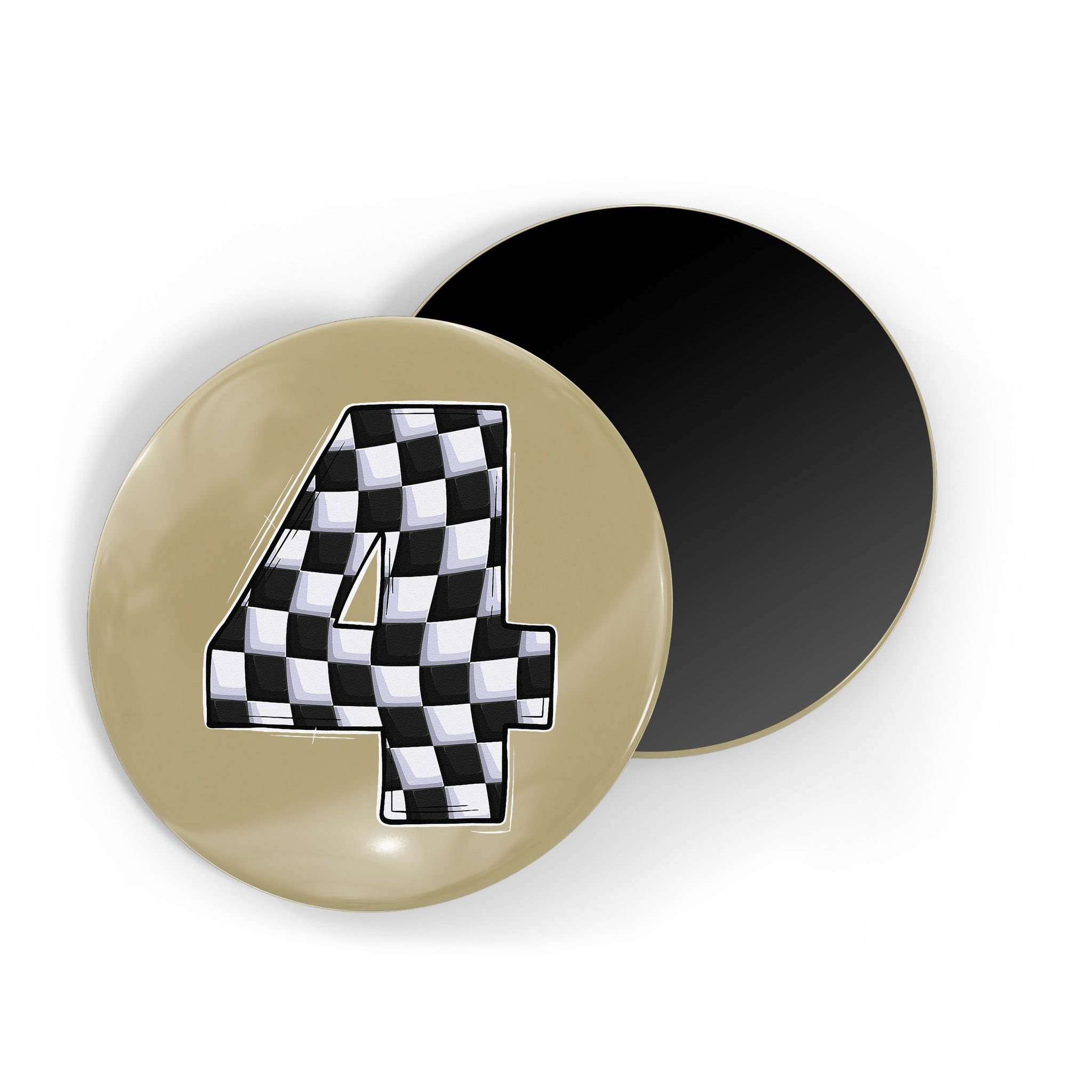 4 Year Old Pit Crew Car Racing 4th Birthday Race Car Magnet