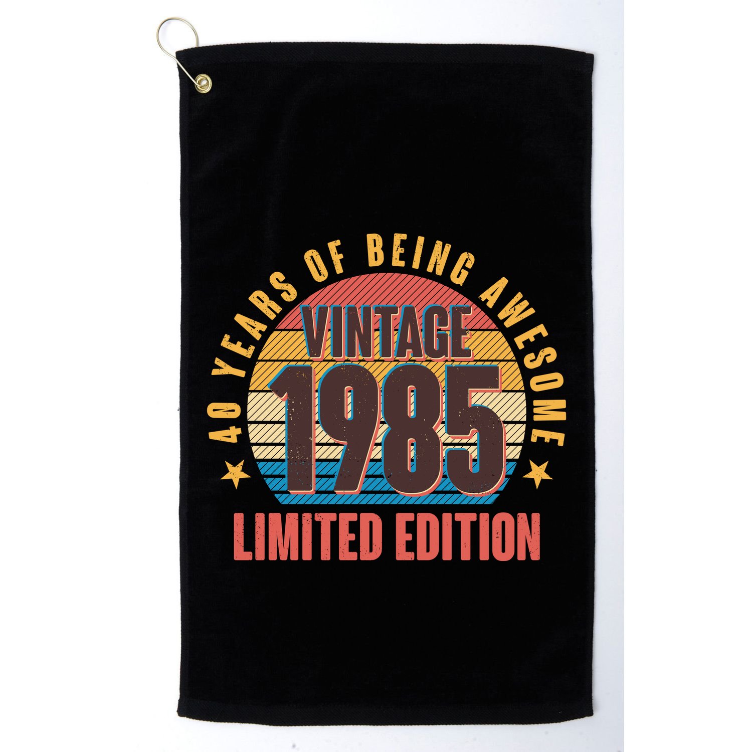 40 Years Of Being Awesome 1985 Limited Edition Vintage Retro Golf Towel