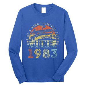 40 Year Old Awesome Since June 1983 40th Birthday Long Sleeve Shirt