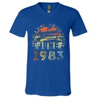 40 Year Old Awesome Since June 1983 40th Birthday V-Neck T-Shirt