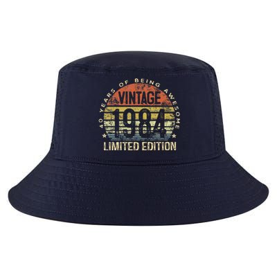 40 Year Old Gifts Vintage 1984 Limited Edition 40th Birthday Cool Comfort Performance Bucket Hat