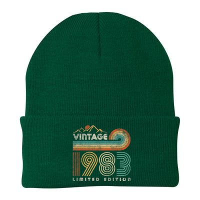 40 Year Old Birthday Vintage 1983 Limited Edition 40th Bday Knit Cap Winter Beanie