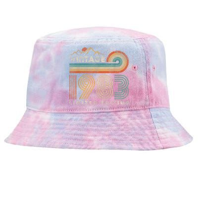 40 Year Old Birthday Vintage 1983 Limited Edition 40th Bday Tie-Dyed Bucket Hat