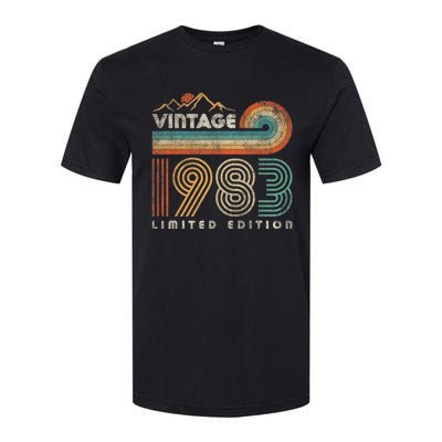 40 Year Old Birthday Vintage 1983 Limited Edition 40th Bday Softstyle® CVC T-Shirt