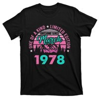 45 Years Old Awesome Since March 1978 45Th Birthday Women T-Shirt