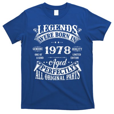 44 Years Old Vintage 1978 Limited Edition 44th Birthday T-Shirt