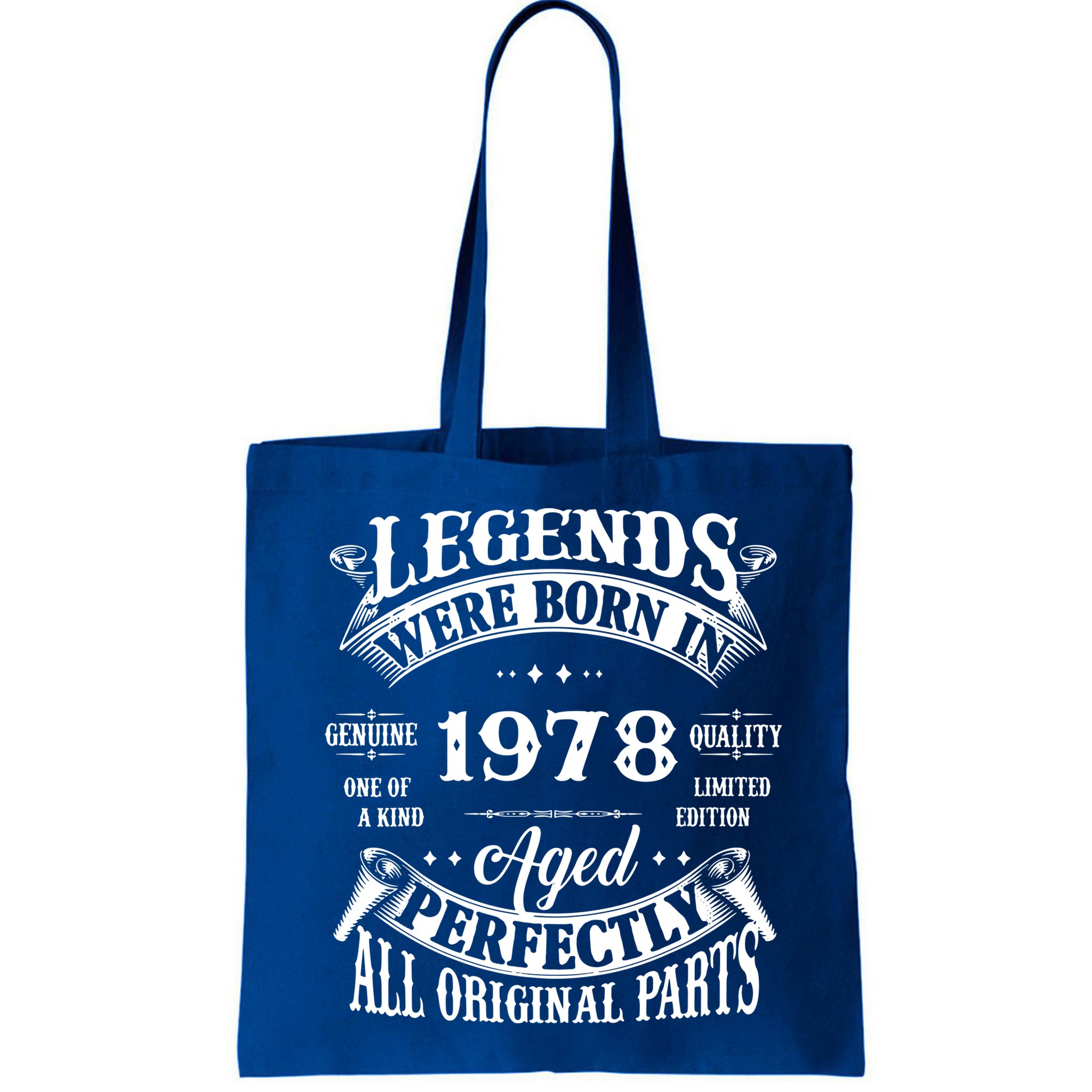 44 Years Old Vintage 1978 Limited Edition 44th Birthday Bag
