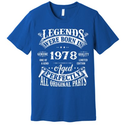 44 Years Old Vintage 1978 Limited Edition 44th Birthday Premium T-Shirt