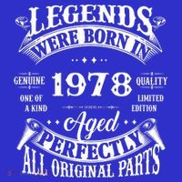 44 Years Old Vintage 1978 Limited Edition 44th Birthday Baby Bodysuit