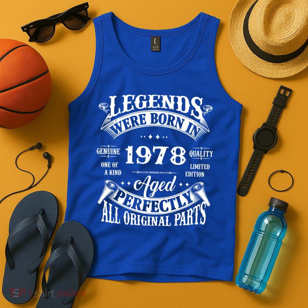 44 Years Old Vintage 1978 Limited Edition 44th Birthday Tank Top