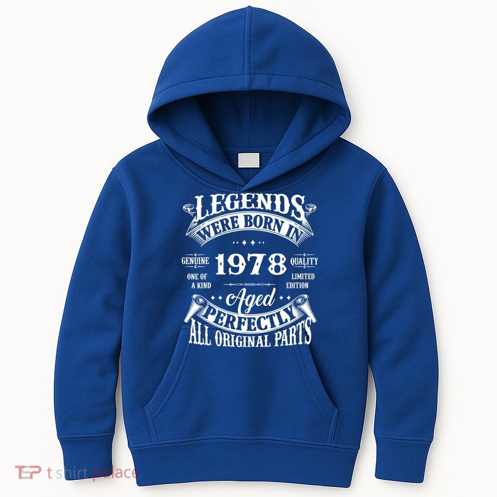 44 Years Old Vintage 1978 Limited Edition 44th Birthday Kids Hoodie