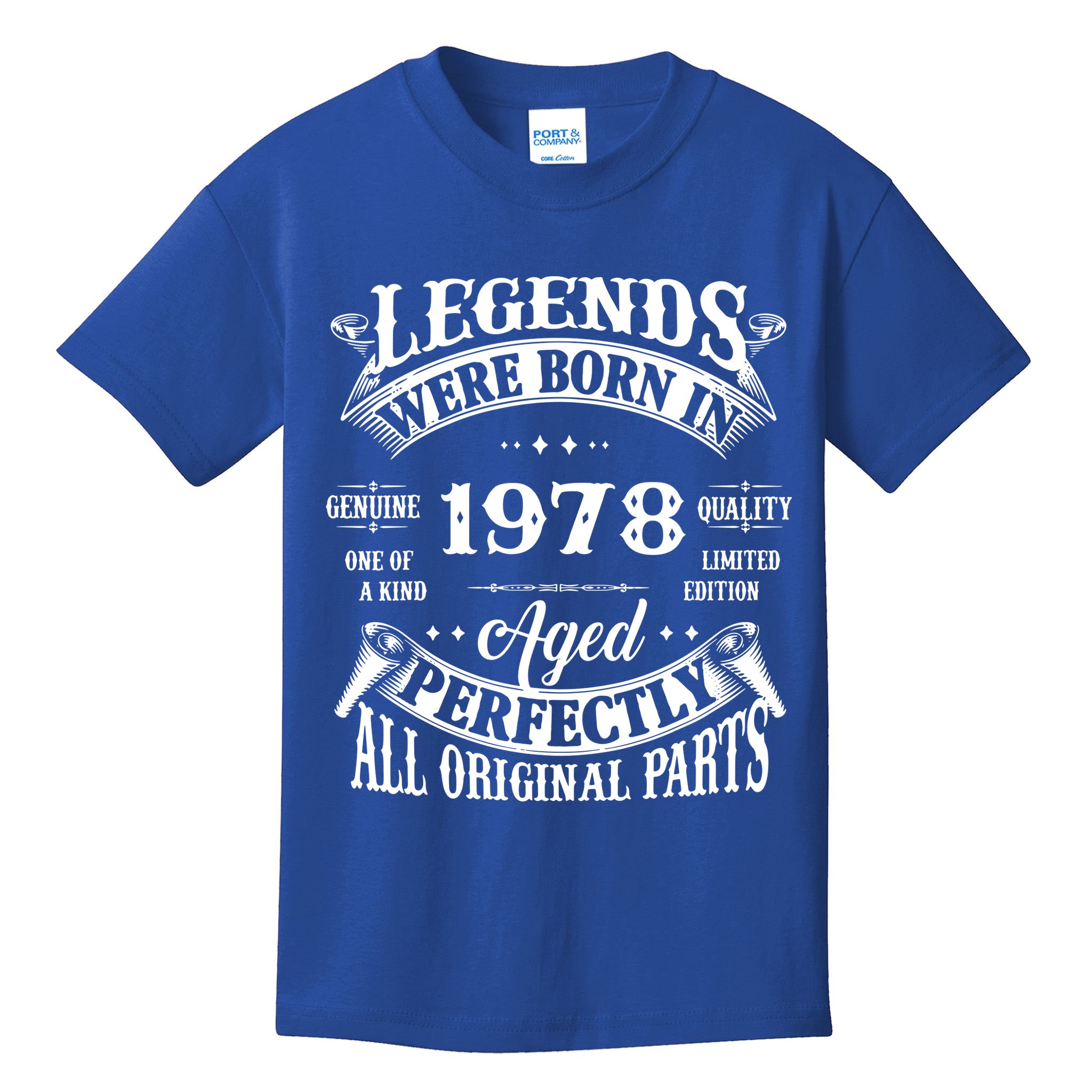 44 Years Old Vintage 1978 Limited Edition 44th Birthday Kids T-Shirt
