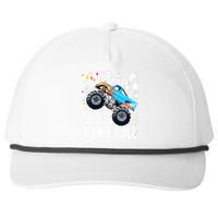 4 Year Old Gift Cool 4th Birthday Boy Gift For Monster Truck Car Lovers Snapback Five-Panel Rope Hat