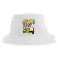 4 Year Old Zoo Safari Birthday Party Tee Lets Get Wild Im 4 Sustainable Bucket Hat