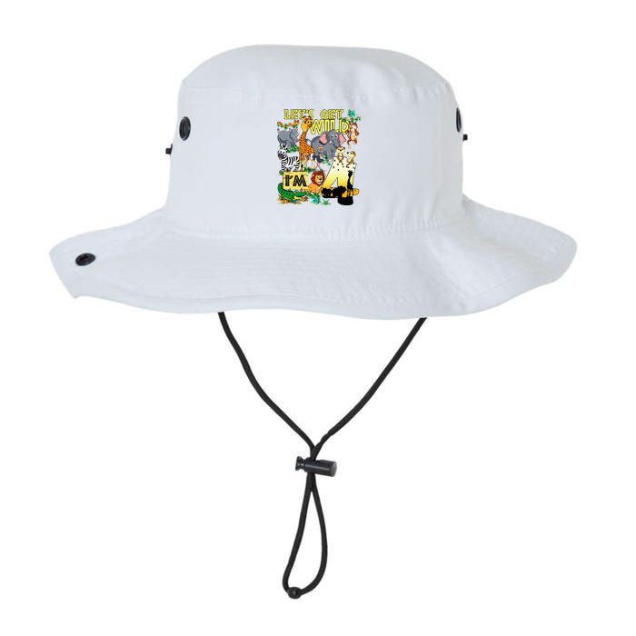 4 Year Old Zoo Safari Birthday Party Tee Lets Get Wild Im 4 Bucket Hat