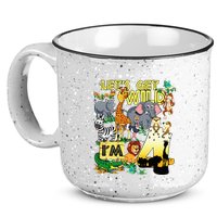 4 Year Old Zoo Safari Birthday Party Tee Lets Get Wild Im 4 15oz Campfire Ceramic Mug
