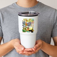 4 Year Old Zoo Safari Birthday Party Tee Lets Get Wild Im 4 Tumbler