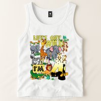 4 Year Old Zoo Safari Birthday Party Tee Lets Get Wild Im 4 Tank Top