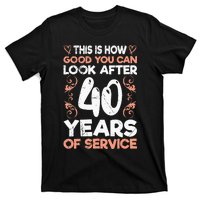 40 years of service 40 years of work anniversary T-Shirt