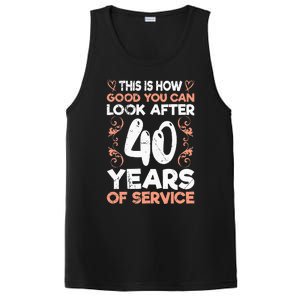 40 years of service 40 years of work anniversary PosiCharge Competitor Tank