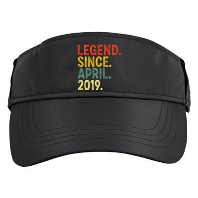 4 Year Old Legend Since April 2019 4th Birthday Adult Drive Performance Visor