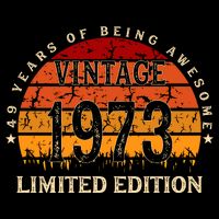 49 Year Old Gifts Retro Vintage 1973 Limited Edition 49th Birthday Bag