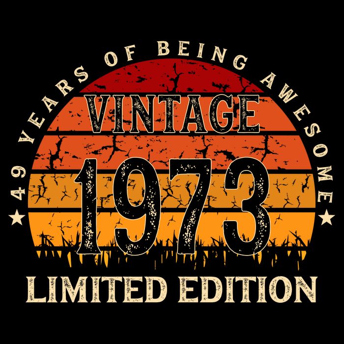 49 Year Old Gifts Retro Vintage 1973 Limited Edition 49th Birthday Bag