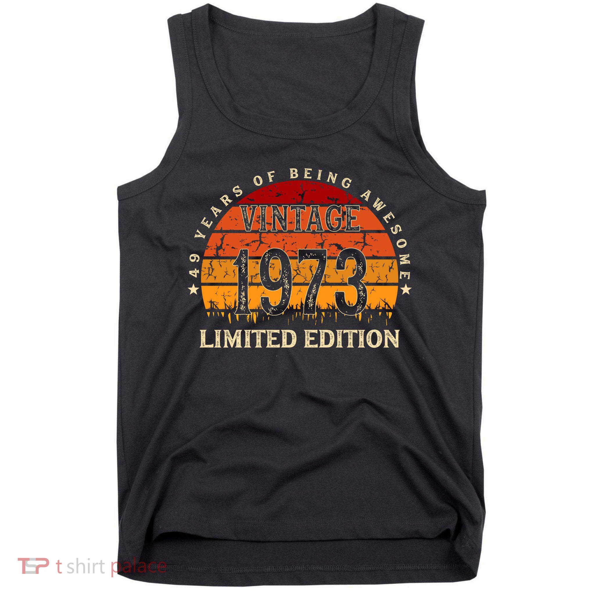 49 Year Old Gifts Retro Vintage 1973 Limited Edition 49th Birthday Tank Top
