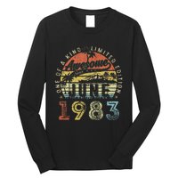 40 Year Old Awesome Since June 1983 40th Birthday Long Sleeve Shirt