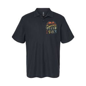 40 Year Old Awesome Since June 1983 40th Birthday Softstyle Adult Sport Polo