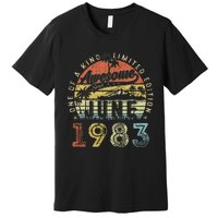 40 Year Old Awesome Since June 1983 40th Birthday Premium T-Shirt