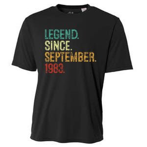 40 Years Old Legend Since September 1983 40th Birthday Cooling Performance Crew T-Shirt