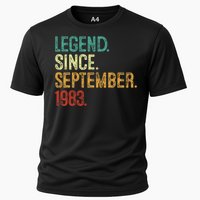 40 Years Old Legend Since September 1983 40th Birthday Cooling Performance Crew T-Shirt