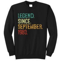 40 Years Old Legend Since September 1983 40th Birthday Sweatshirt